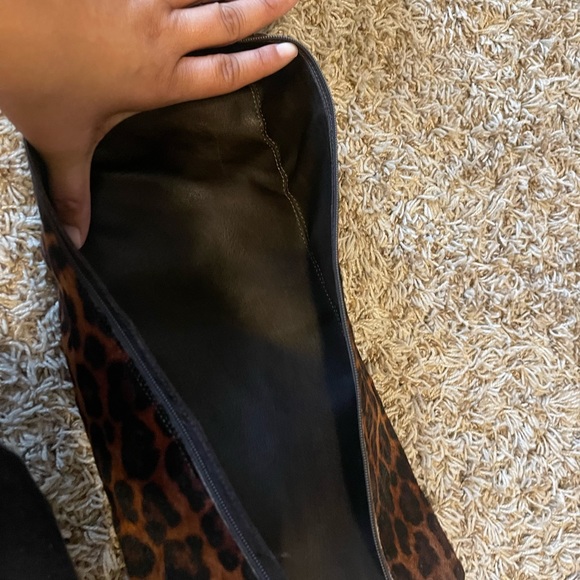 Max De Carlo Leopard Calf hair boot. - Picture 5 of 6